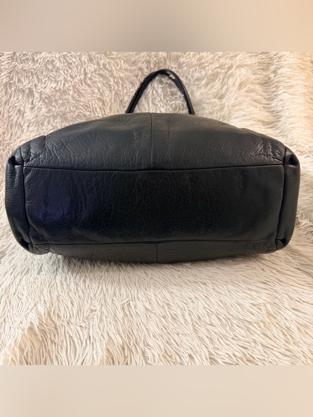 Coach Madison Phoebe 2013” Black Pebbled Leather Hobo Shoulder Bag #26224 - Picture 11 of 16